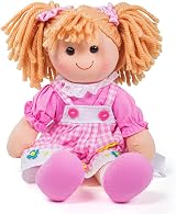 Bigjigs Ava Rag Doll Medium 34cm My First Dolly Soft Swappable Clothes view 2