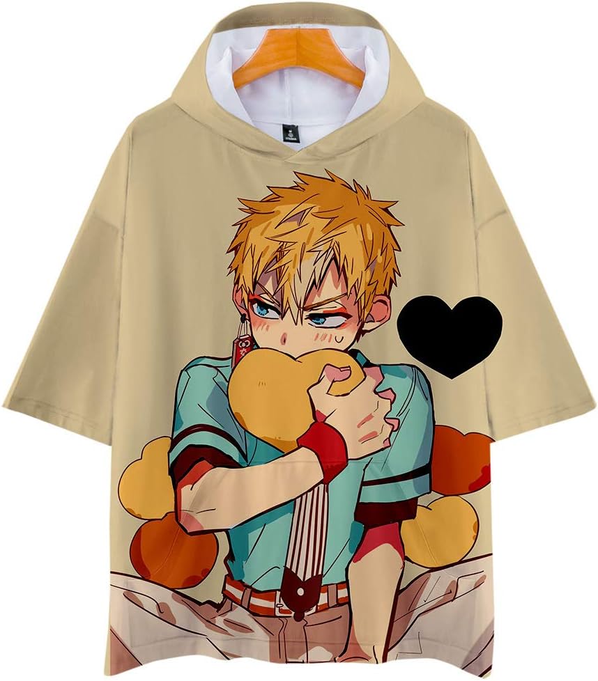 Toilet Bound Hanako Kun Hoodie T-Shirt Cosplay Costume Earthbound Boy 2D Print Anime Top Pullover Girls Women
