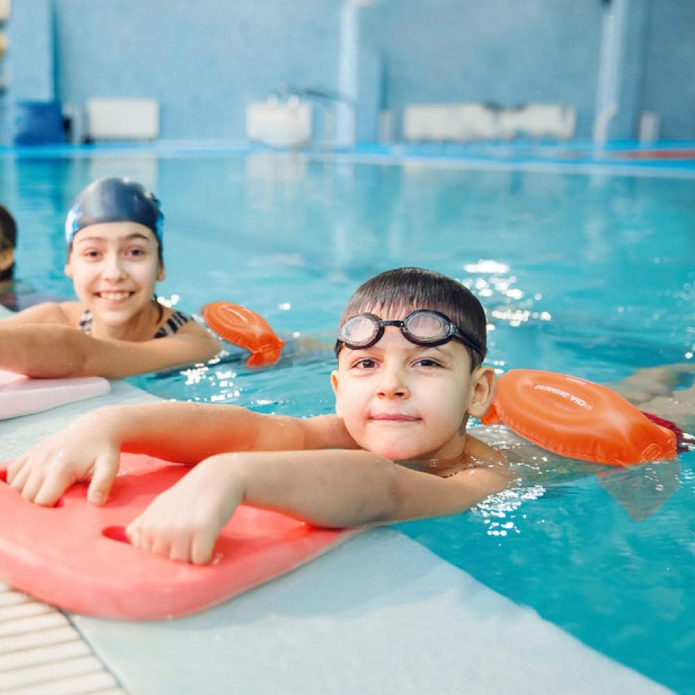X XBEN Swim Belts for Kids and Adults, Inflatable Swimming Pool Float Training Aid, Swim Belt with Buckle, Perfect for Learning Swimming Beginner: Sports & Outdoors