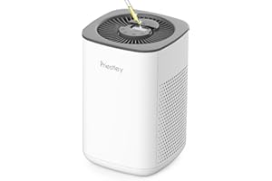Priestley Small Air Purifiers for Bedroom Office Desktop, 20dB Quiet 3-in-1 HEPA P066 Air Purifier with Essential Oil Diffuse