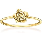 Pure Collection by Ross-Simons Italian 14kt Yellow Gold Rose Ring