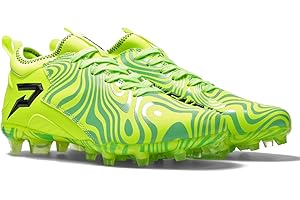 Phenom Elite Rick and Morty Football Cleats – Quantum Speed 2.0 | Slime Green Edition | Lightweight Speed Performance Cleats for Men’s & Kids