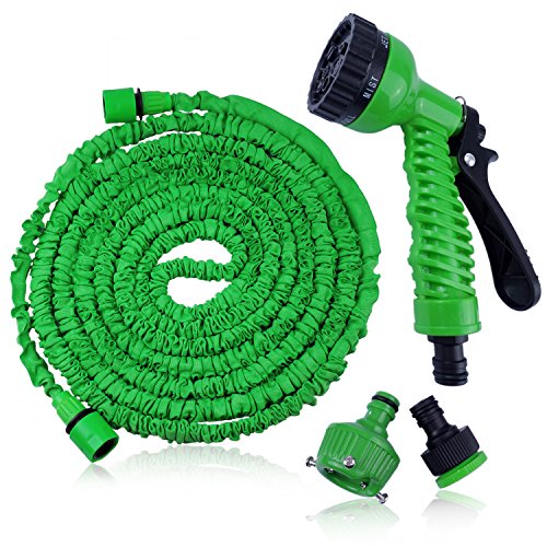 Garden Hose, Expandable Garden Hose 50FT Strongest Garden Water Hose on the Market Lightweight Durable with Triple Layer Latex Core& Latest Improved Extra Strength Fabric Protection for All Your Water