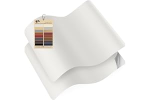 YAFLC Self Adhesive Leather Repair Patch Tape, 8.3×11 inch Vinyl Leather Repair Kit for Furniture, Car Seat, Chairs, Couch, Sofa, Jacket White