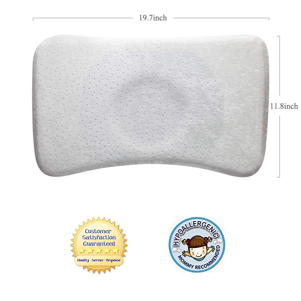 Memoire De Forme Qui Evite L Asphyxie Avec Deux Housses Detachables Oreiller Bebe Coussin Enfant 0 36 Mois Par Lits Il Aide Le Traitement De La Tete Plate Oreillers Et Coussins Bebe Puericulture Schoolofbabywearing Com