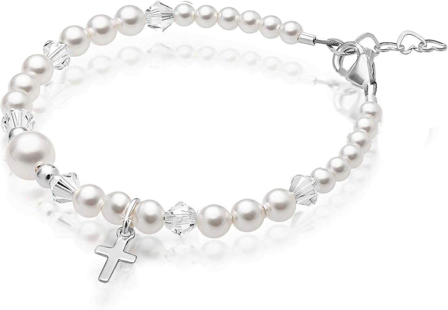 christening charm bracelet