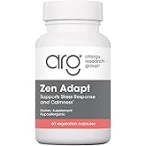 Nutricology Zen Adapt Supplement - Stress Support Blend, Sensoril Ashwagandha, GABA, L-Theanine, Hypoallergenic, Vegetarian Capsules - 60 Count