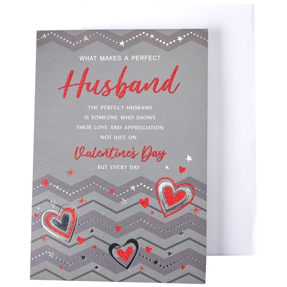Regal Publishing Modern Valentine's Card Husband - 9 x 6 inches C88184