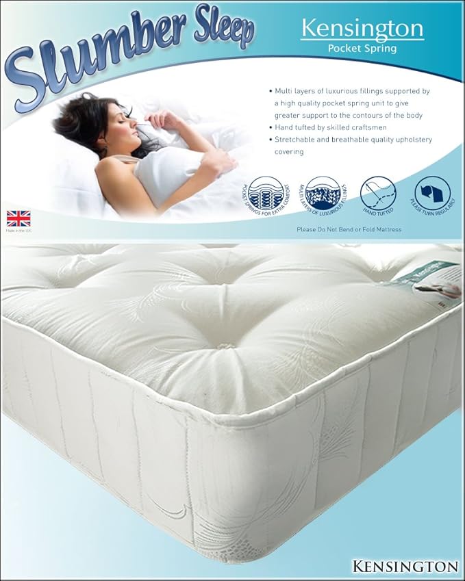 BRAND NEW SLUMBER SLEEP 5ft KING SIZE 1200 POCKET SPRUNG MATTRESS
