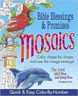 Bible Blessings Promises Mosaics Color Shape By Shape And - 