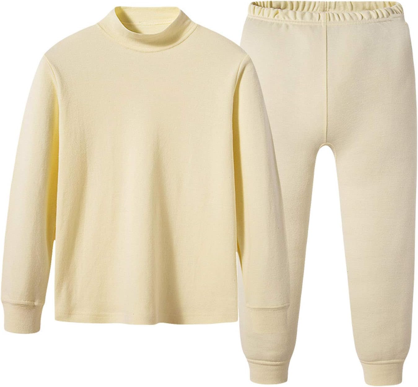 The fairy Children Long Warm Underwear Winter Cotton Soft Long Boys Girls Turtle Neck Nightwear Sleepwear