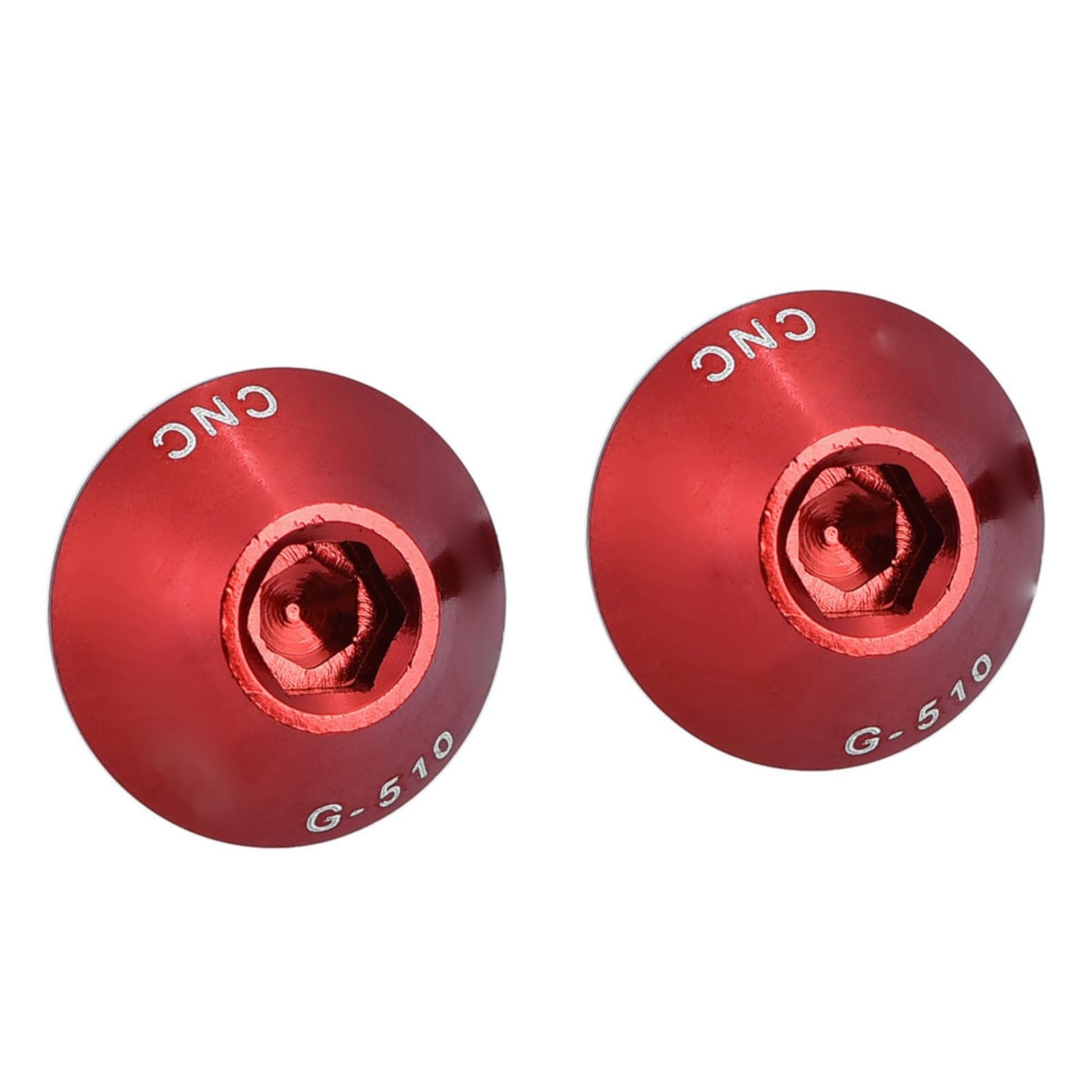 Alomejor 2Pcs Hexagon Screws Bolts and Screws M5 * 12mm Bicycle Water Bottle Cage Holder Bracket Screw Bolts for Bicycle Water Bottle Cage Replacement(Red)