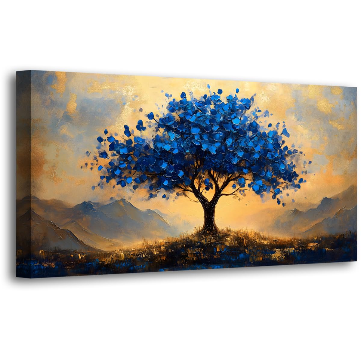 Tree of Life Pictures Canvas Wall Art for Living room Office Bedroom ...
