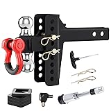LoJok Adjustable Trailer Hitch, Ball Mount with
