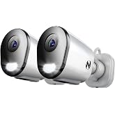 Night Owl 2K Wireless Security Cameras w/ 2-Way Audio (2-Pack) | Plug-In Powered; Indoor/Outdoor Deterrence Cam; Home Security Camera; Free Mobile App &ndash; No Monthly Fees; US-Owned &amp; Operated
