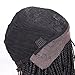 HAIR WAY Box Braided Wigs Bob Lace Front Wig for Black Women Glueless Short Bob Braided Lace Wig with Baby Hair for Daily Wear Half Hand Tied 12inches #1