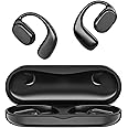 YOSINT Open Ear Wireless Headphones Bluetooth 5.3 Air Conduction Earbuds with Built-in Mic, Waterproof Headset LED Power Disp