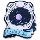 EvolveFISH I Need Space Lapel Pin - [1" Tall]