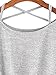 SweatyRocks Women's Crop T-Shirt Tie Front Long Sleeve Cut Out Casual Blouse Top