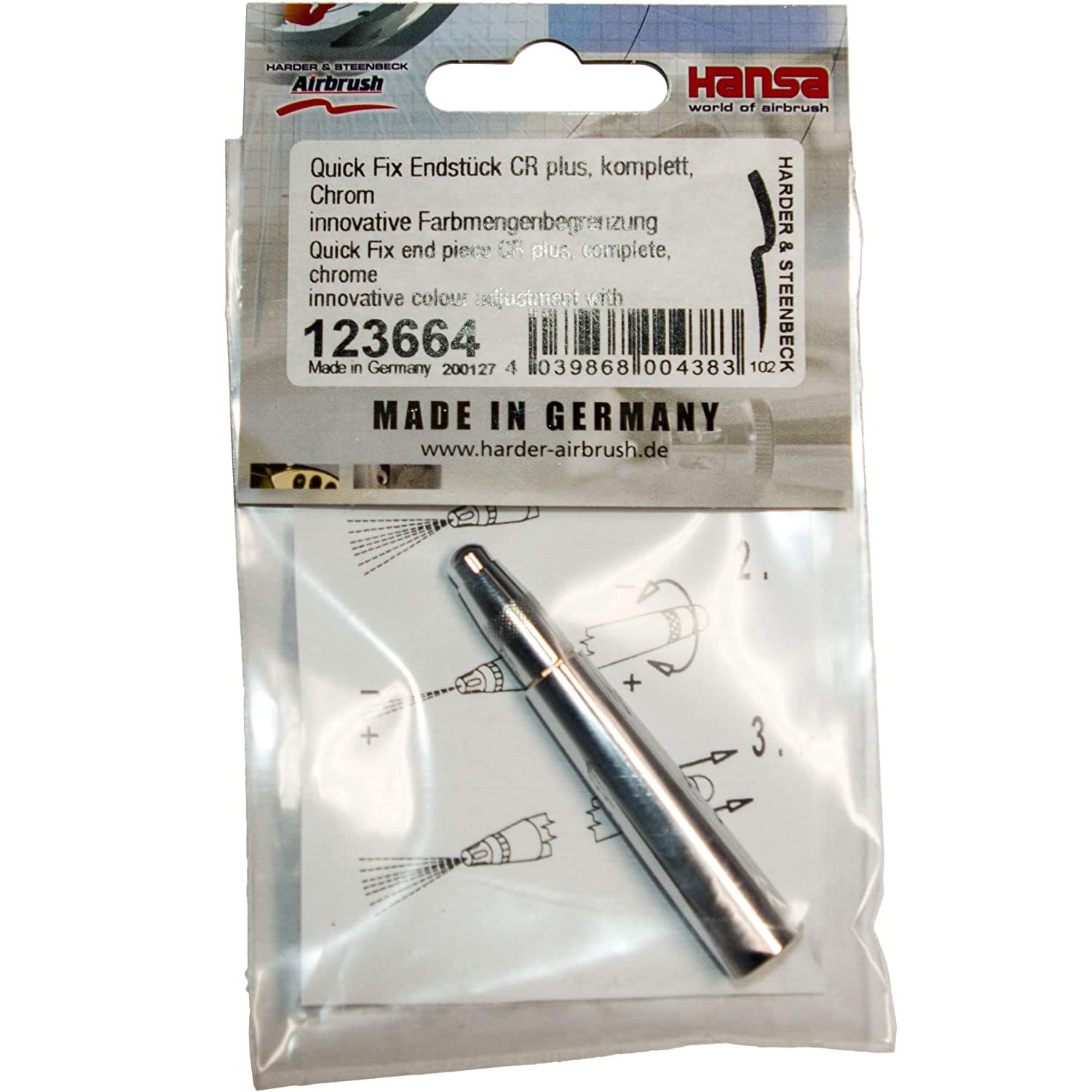 Harder & Steenbeck Quick Fix 123664 Crplus Colour Volume Limit, Small