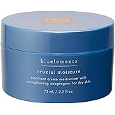 Bioelements Crucial Moisture - 2.5 fl oz - Emollient Cream Facial Moisturizer for Dry Skin - Improve Fine Lines - Vegan, Gluten Free - Never Tested on Animals - AM Moisturizer - Face Lotion