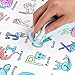 Kanacci Painting Silicone Kids Placemat Foldable Washable with 12 Nontoxic Markers for Children Drawing Painting Non Slip & Soft