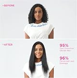 PARWIN PRO BEAUTY Ionic Hair Straightener Brush 4 Heat Settings LED Keratin view 7