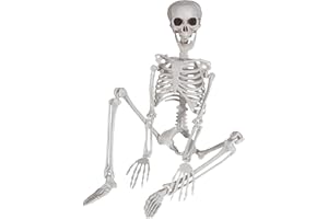 3ft Halloween Skeleton Human Full Body Skeleton Decorations for Halloween Party Haunted House Supplies (1Pc)