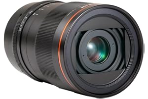 Brightin Star 60mm F2.8 2X Macro Magnification Manual Focus Mirrorless Camera Lens, Fit for Sony Alpha ZV-E10, A7IV, A6400, A7II, A7SIII, A7III, A7C, A6600, A6100, A7RIV, A6000, A7RIII