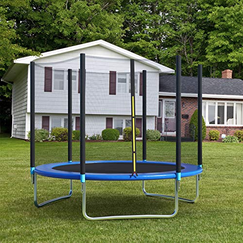 Giantex 8Ft Trampoline, ASTM Approved Outdoor Trampoline w/Safety