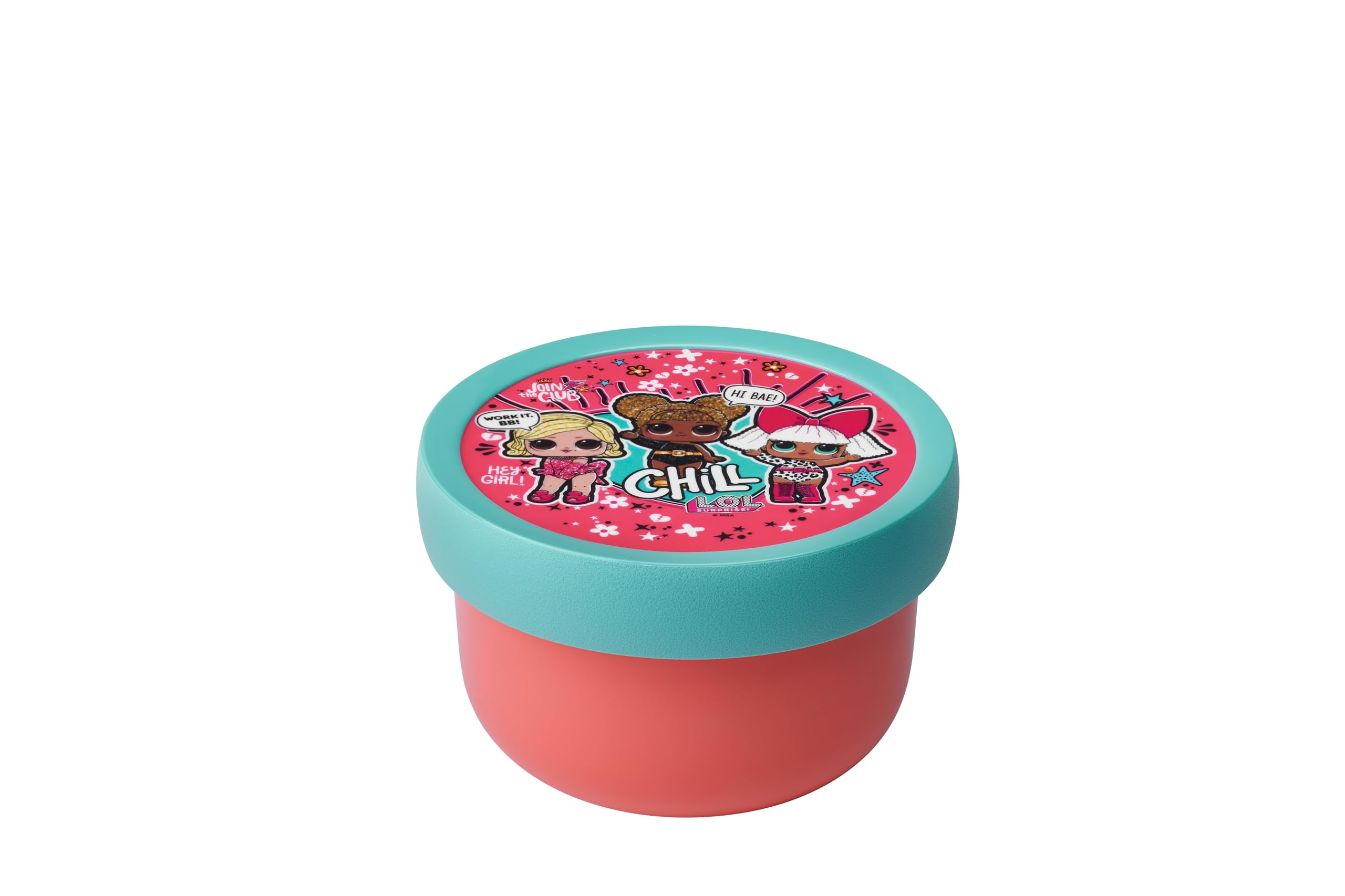 Mepal – Fruitbox Campus - Snack box for kids - Dishwasher and microwave safe - BPA free - 300 ml - L.O.L Surprise — image 1