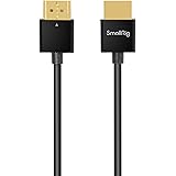 Ultra Thin HDMI Cable 35cm/1.15Ft, SmallRig 4K Hyper Super Flexible Slim HDMI Cord, High Speed Supports 3D, 4K@60Hz, Ethernet