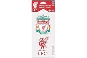 WinCraft Liverpool FC Die Cut Set Of Two 4x4 Decals