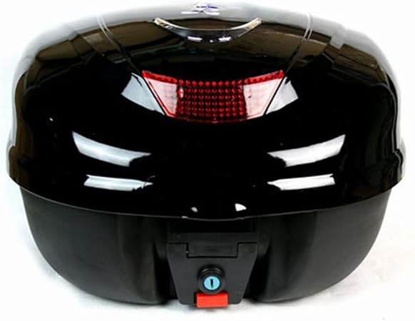 Amazon リアボックス バイクバッグ 脱着可能式 汎用性 大容量 フルフェイスヘルメット収納可能 トップケース オートバイ スクーター 原付 バイク パーツ ６色選択可能 トップケース リアボックス 車 バイク