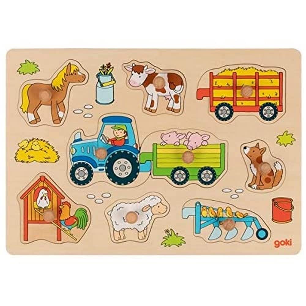 Goki Tractor Trailer Puzzle
