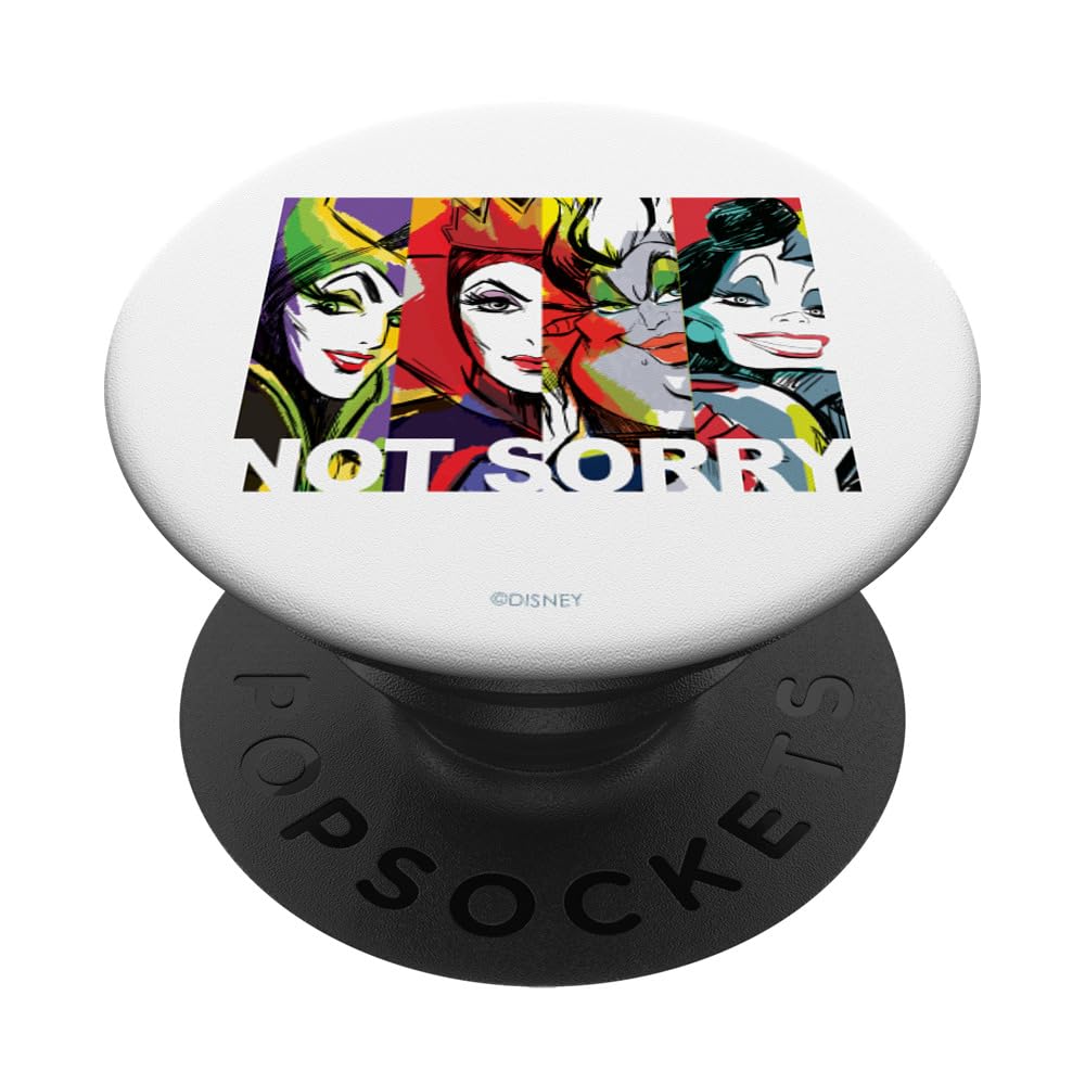 Disney Villains Female Baddies Not Sorry PopSockets Adhesive PopGrip