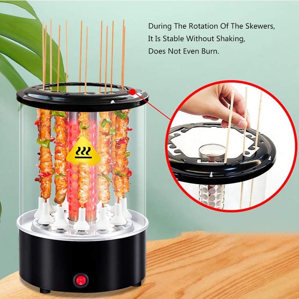 review DUX-ZW Barbecue Electric Oven,High Temperature Resistance,360° Automatic Rotation Roasting,Food Evenly Heated and Not Easy to Burn,Suitable for Home Kitchen and Outdoor Barbecue,Automatic Adjustment