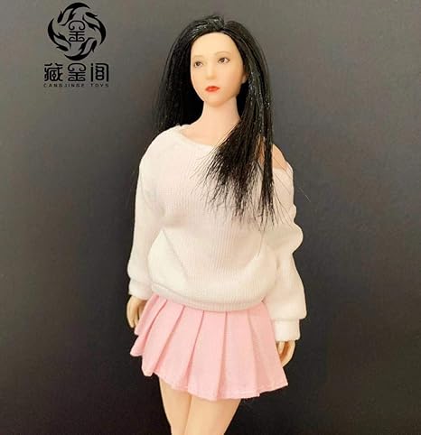 Amazon 1 12 フィギュア用 Tシャツ ショートスカート プリーツスカート 着替え 衣装 レディー ドール用 ギフト ホビー Tbleague Phicen フィギュア ドール 通販