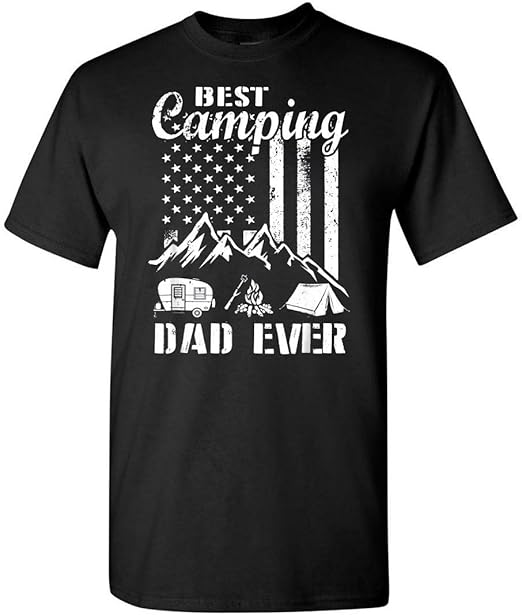 camping dad t shirt
