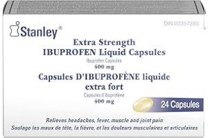 Stanley Pharmaceuticals Extra Strength Ibuprofen Liquid Capsules 400mg 24 count