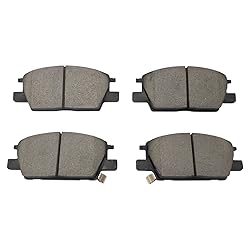 TRQ Front Brake Pads Ceramic Compatible with