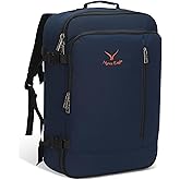 Hynes Eagle Carry on Backpack 38L Large Travel Backpack for Women Flight Approved Weekender Bag Laptop Backpack Men 15 inches Dark Blue