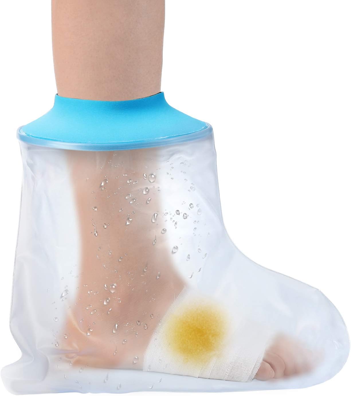 Waterproof Foot Cast Wound Cover Protector for Shower Bath, Watertight Cast Bag Waterproof Foot Cast Wound Cover Protector for Shower Bath, Watertight Cast Bag