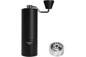 TIMEMORE Chestnut C3 ESP Manual Coffee Grinder, Stainless Steel S2C Portable Conical Burr Hand Coffee Grinder, Adjustable Grind Setting for Espresso to French Press - Black