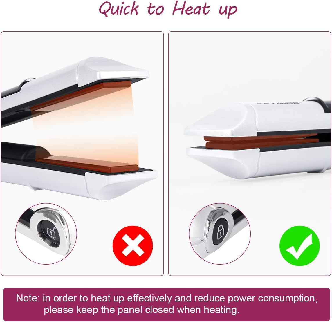 keynice cordless straighteners