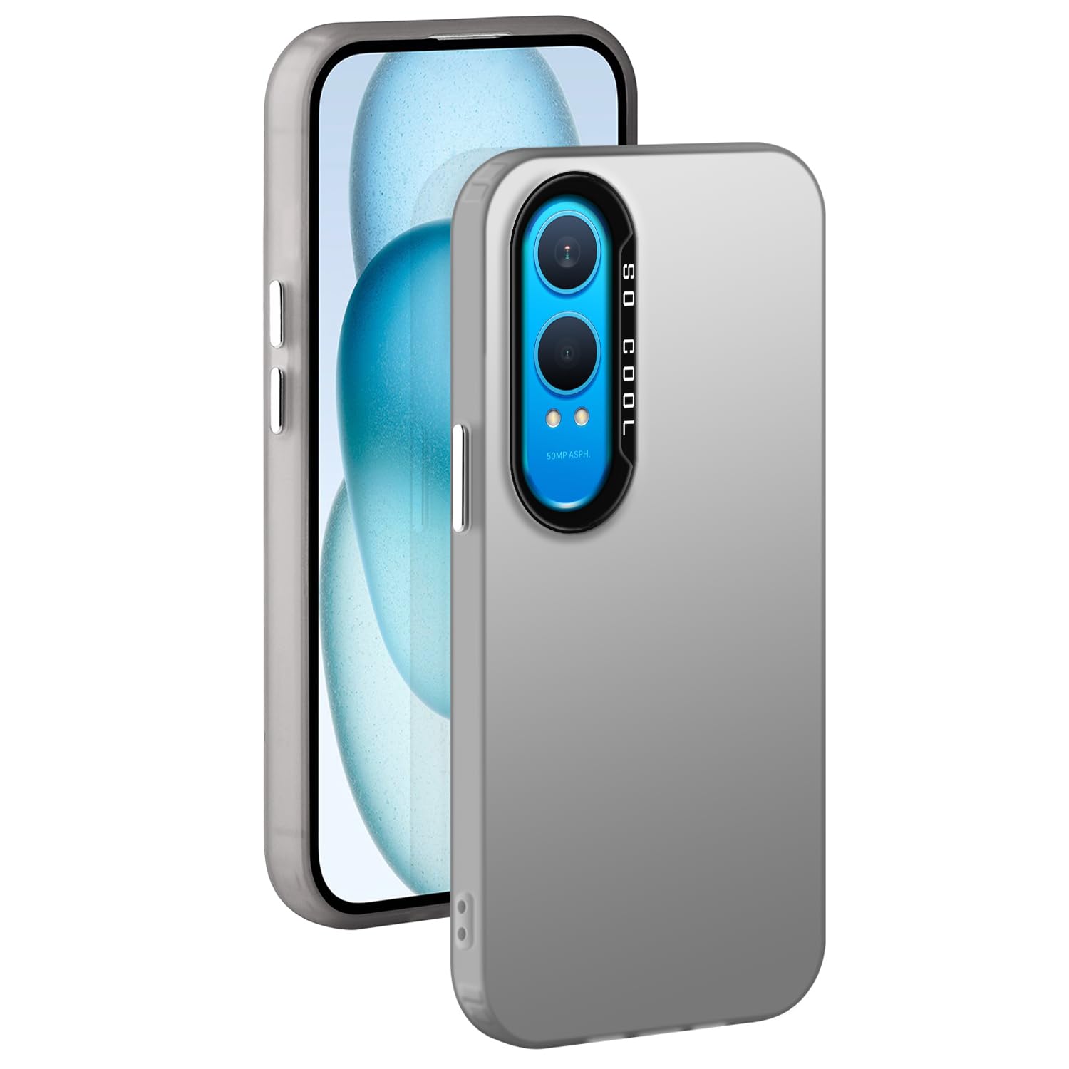 XINYEXIN Compatible with OnePlus Nord CE 4 Lite 5G Case Ultra Slim - Matte Finish Scratchproof Shockproof Bumper Cover - Black