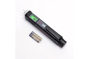 POROMETISTO Voltage Tester Pen VD01- Non Contact Voltage Tester Dual Range AC 12V/70V-1000V Test Percentage Indicator Live/Null Wire Tester Buzzer Alarm LED Flashlight Circuit Breakpoint Finder IP66