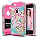 iPhone 5C Case,AnnBay(TM) for iPhone 5C 2in1 High Impact Hybrid Dual Layer Case Heavy Duty Case Armor Cover Case with Totem Pattern