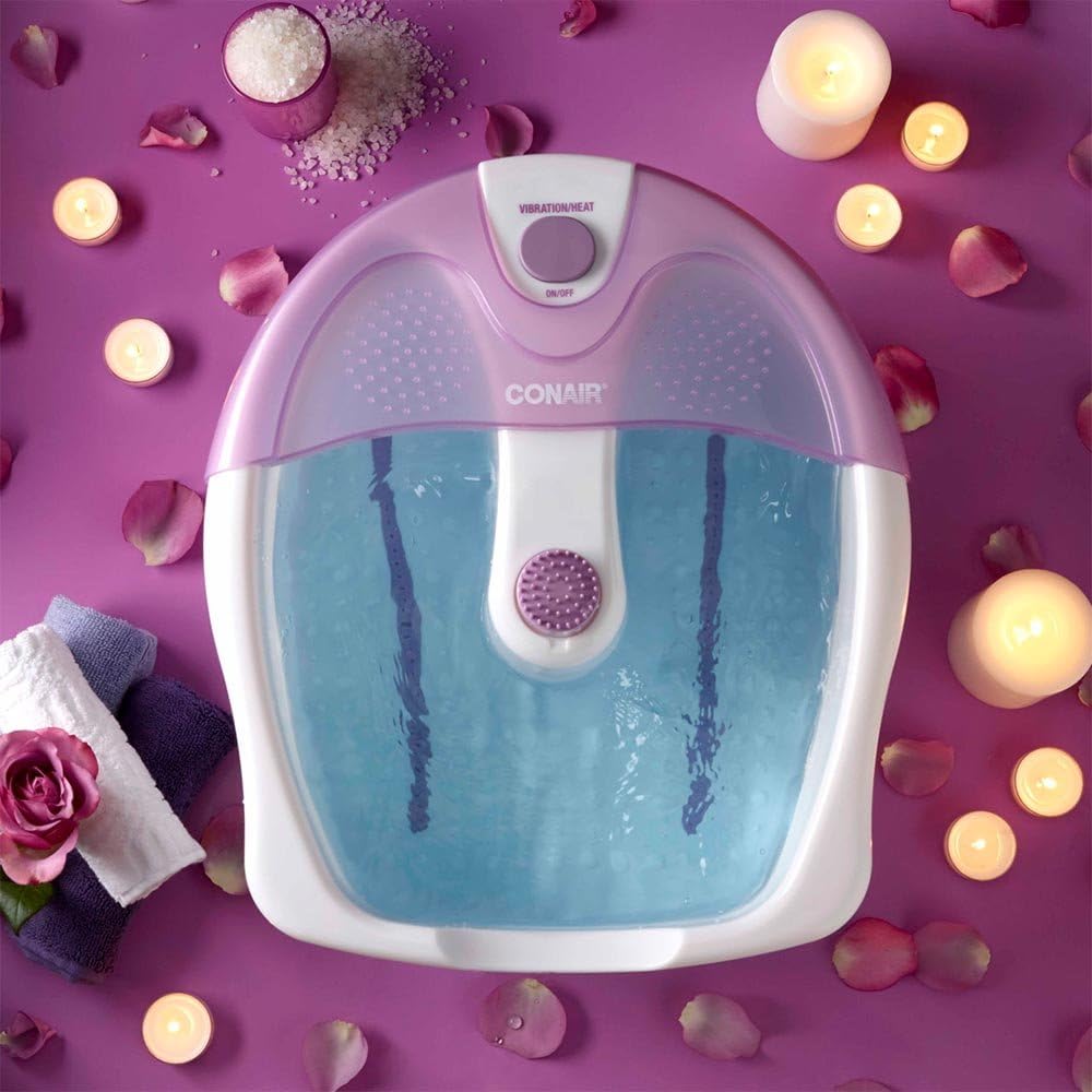 Conair Foot Spa/ Pedicure Spa with Soothing Vibration Massage: Health & Personal Care