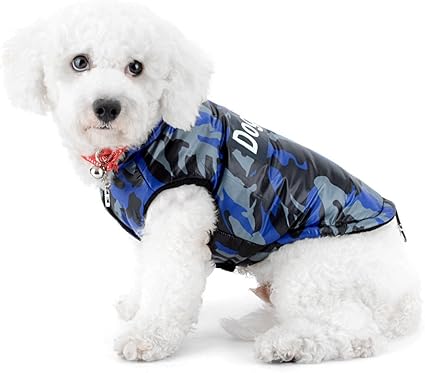 Ranphy Rembourré Camo Chien Manteaux Pour Petit Chien